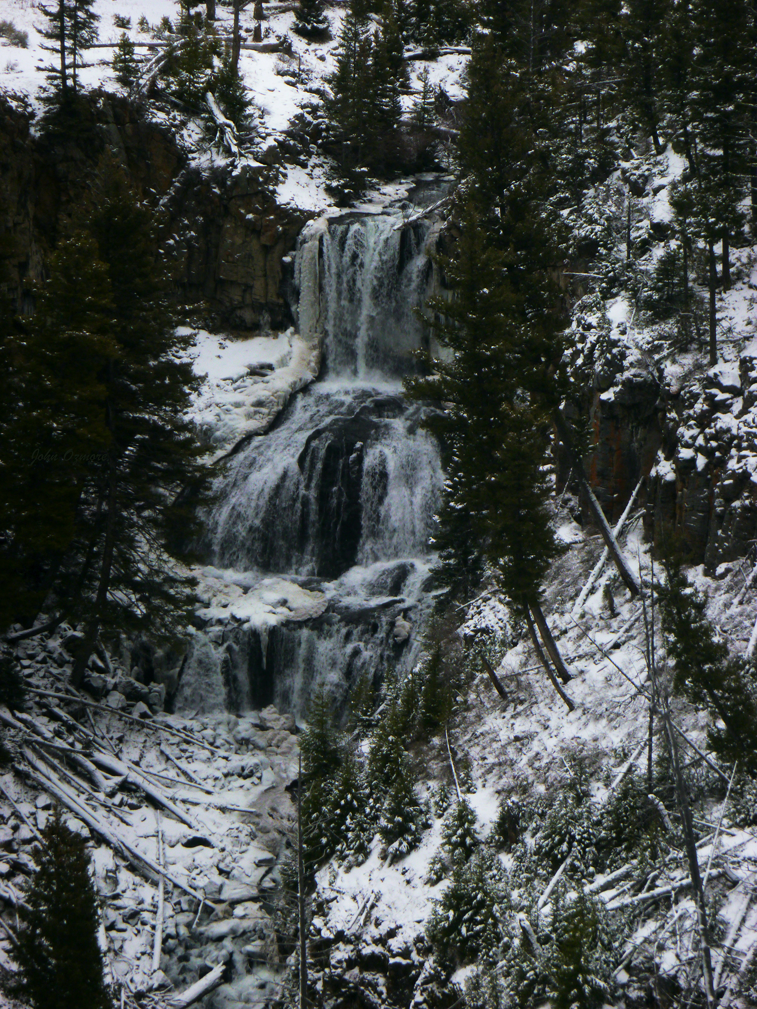 Undine Falls in Yellowstone